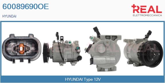 Compressor, air conditioning (60089690OE)