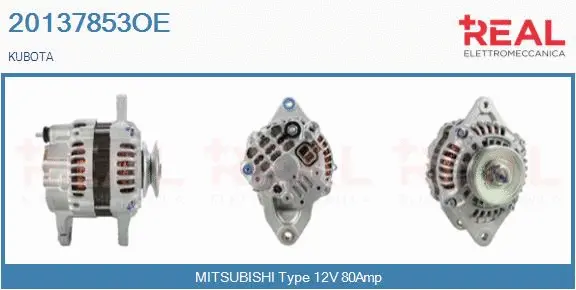Alternator (20137853OE)