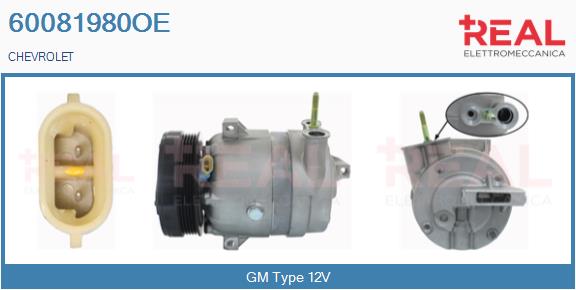 Compressor, air conditioning (60081980OE)