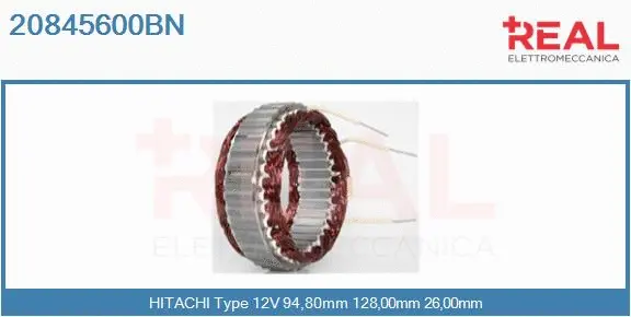 Stator, alternator (20845600BN)