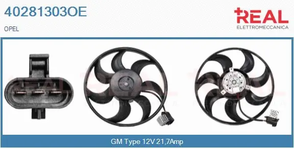 Fan, engine cooling (40281303OE)