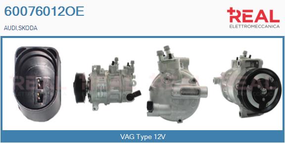 Compressor, air conditioning (60076012OE)