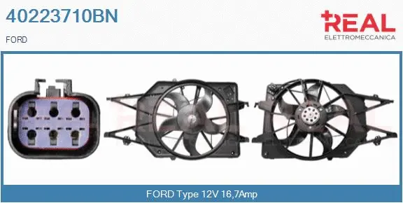 Electric Motor, radiator fan (40223710BN)