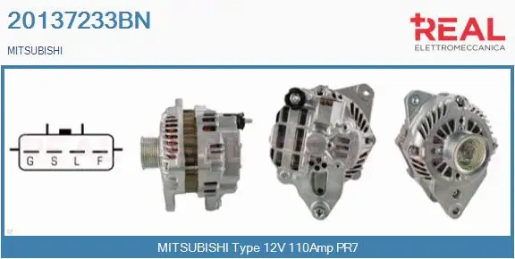 Alternator (20137233BN)