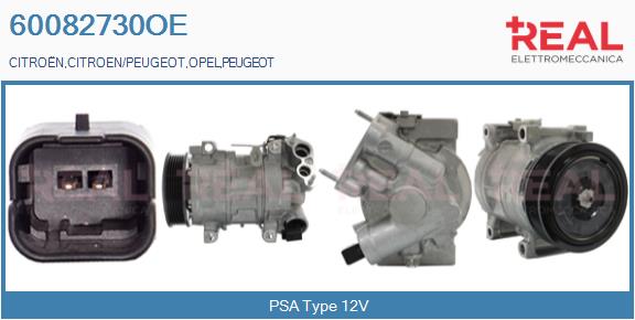 Compressor, air conditioning (60082730OE)