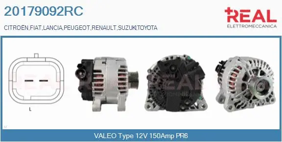 Alternator (20179092RC)