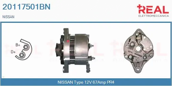Alternator (20117501BN)