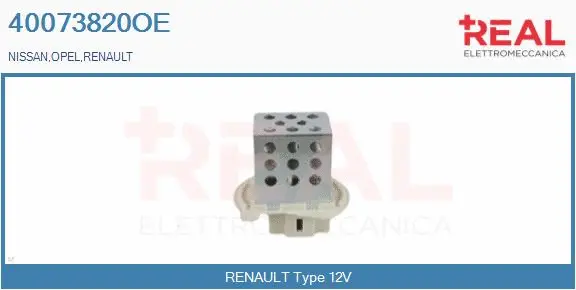 Resistor, interior blower (40073820OE)