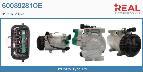 Compressor, air conditioning (60089281OE)