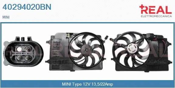 Electric Motor, radiator fan (40294020BN)