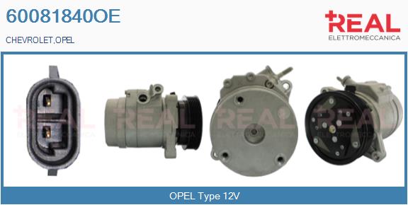 Compressor, air conditioning (60081840OE)