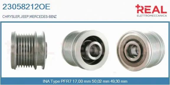 Belt Pulley, alternator (23058212OE)