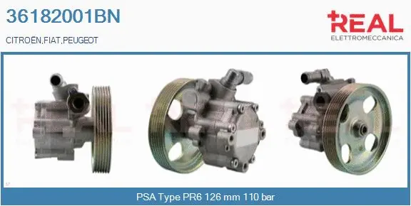 Hydraulic Pump, steering (36182001BN)
