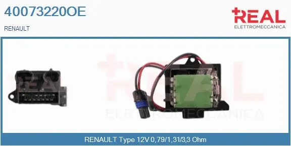 Resistor, interior blower (40073220OE)
