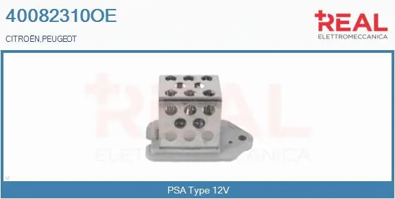 Series resistor, electric motor (radiator fan) (40082310OE)