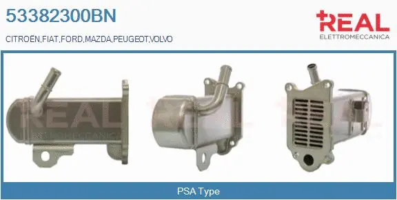Cooler, exhaust gas recirculation (53382300BN)