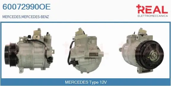 Compressor, air conditioning (60072990OE)