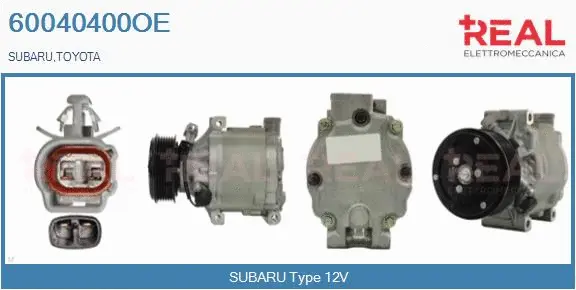 Compressor, air conditioning (60040400OE)