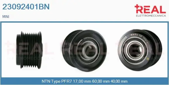 Belt Pulley, alternator (23092401BN)