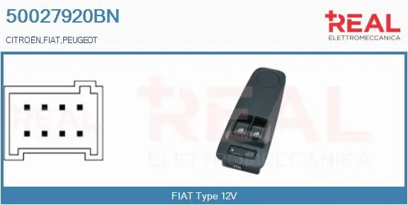 Switch, window regulator (50027920BN)