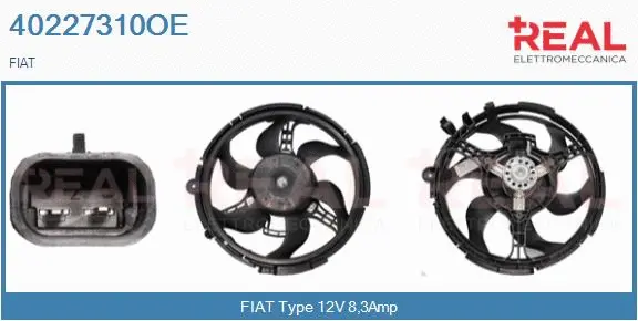 Electric Motor, radiator fan (40227310OE)