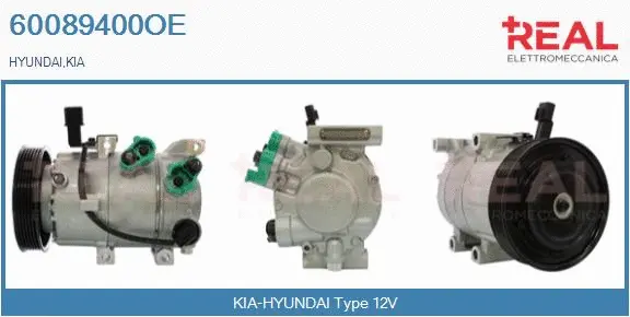 Compressor, air conditioning (60089400OE)