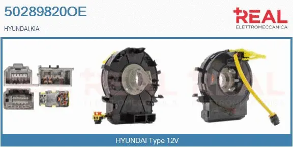 Clockspring, airbag (50289820OE)