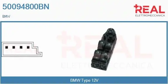 Switch, window regulator (50094800BN)