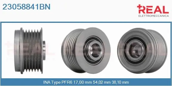 Belt Pulley, alternator (23058841BN)