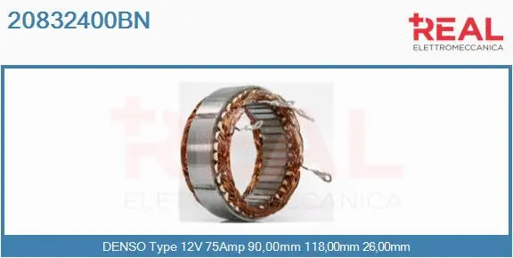 Stator, alternator (20832400BN)