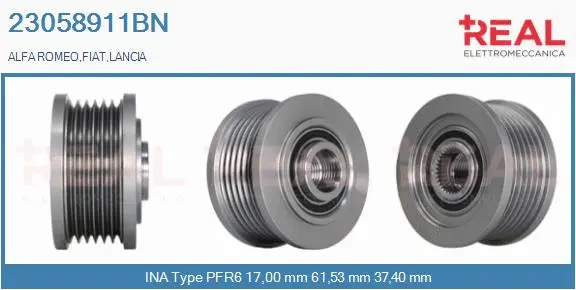 Belt Pulley, alternator (23058911BN)