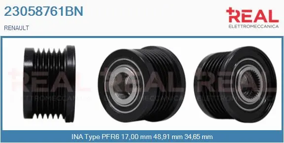 Belt Pulley, alternator (23058761BN)