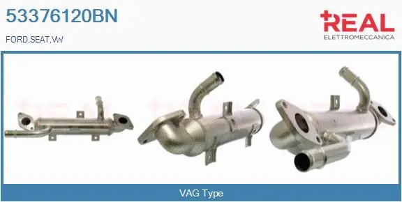 Cooler, exhaust gas recirculation (53376120BN)