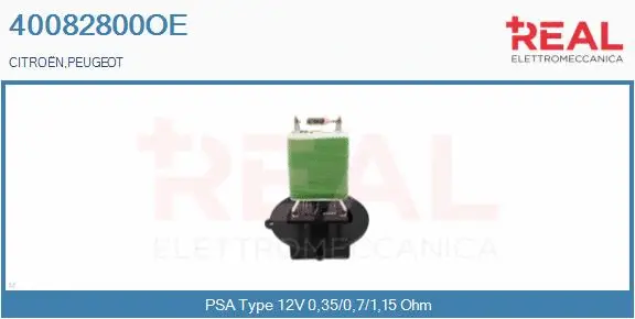 Resistor, interior blower (40082800OE)