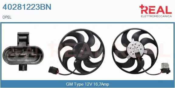 Fan, engine cooling (40281223BN)