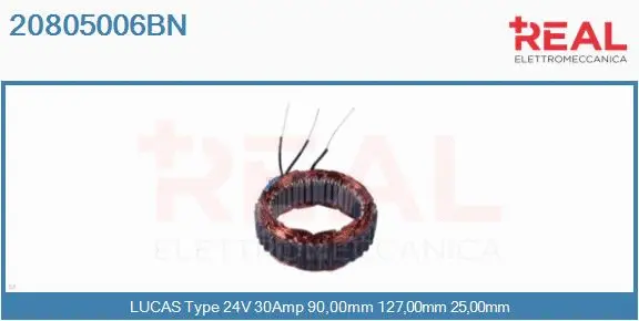 Stator, alternator (20805006BN)