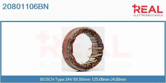 Stator, alternator (20801106BN)