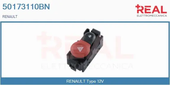 Hazard Warning Light Switch (50173110BN)
