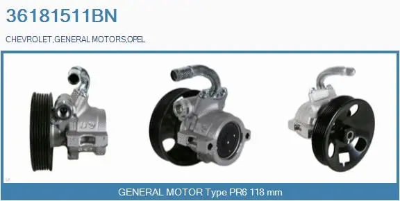 Hydraulic Pump, steering (36181511BN)