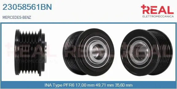 Belt Pulley, alternator (23058561BN)