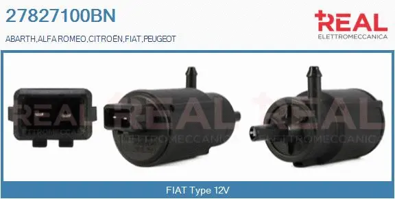 Washer Fluid Pump, window cleaning (27827100BN)