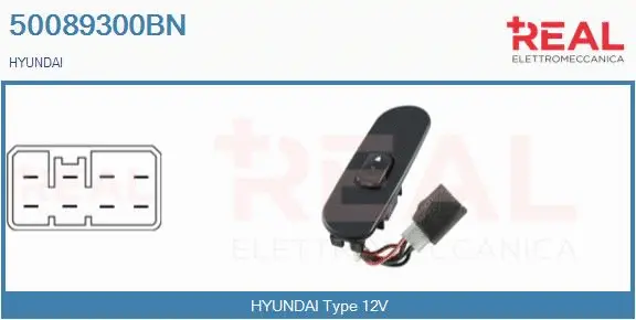 Switch, window regulator (50089300BN)