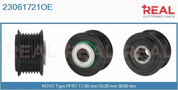 Belt Pulley, alternator (23061721OE)