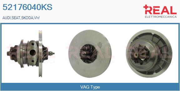 Core assembly, turbocharger (52176040KS)