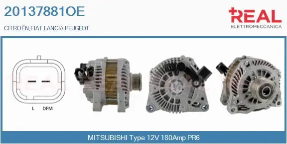 Alternator (20137881OE)