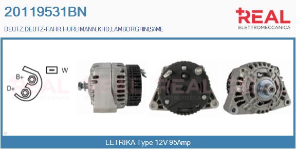 Alternator (20119531BN)