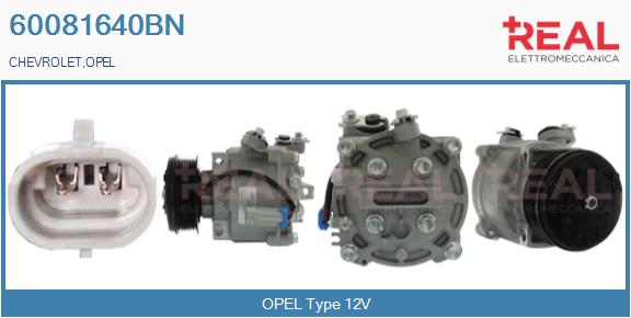 Compressor, air conditioning (60081640BN)