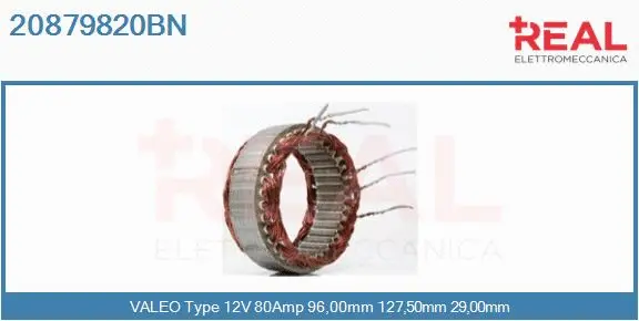 Stator, alternator (20879820BN)