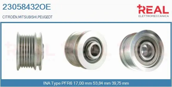 Belt Pulley, alternator (23058432OE)