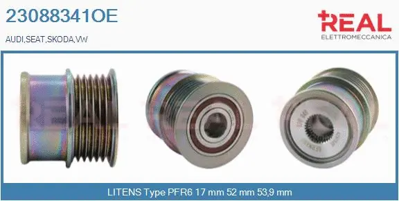 Belt Pulley, alternator (23088341OE)